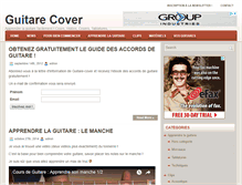 Tablet Screenshot of guitare-cover.fr